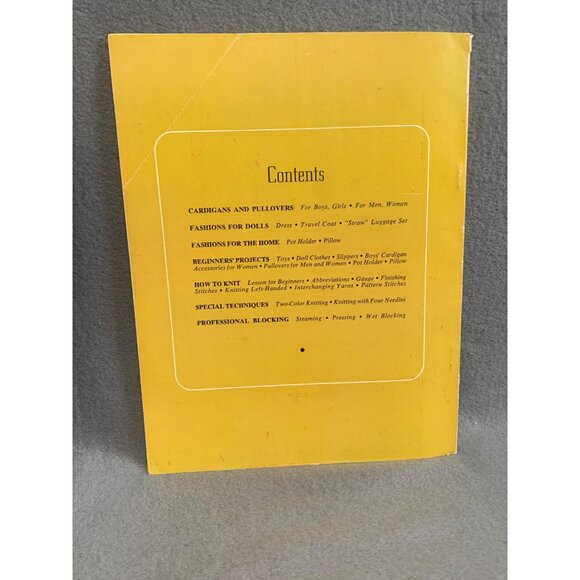 McCall's Knitting Book 3 With Step-By-Step Instructions For Beginners - Picture 2 of 2